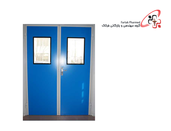 Door double door clean room 